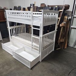 Twin Bunk Bed And Mattress 