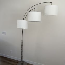Curved floor lamp