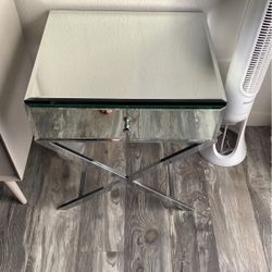 Mirrored Night Stand