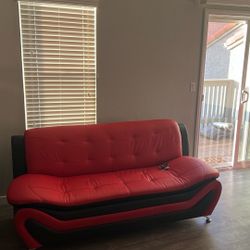 Red couches Price Negotiable 