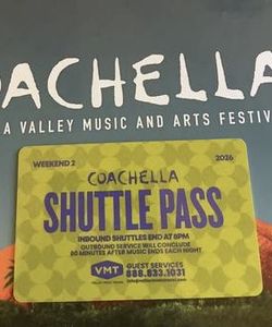 Coachella weekend 2 shuttle pass