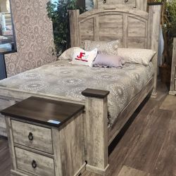 🔥HOT DEAL🔥 7pc Queen/king Bedroom Set 😍/ Take it home with only$39Down/ Hablamos Español Y Ofrecemos Financiamiento 🙋 