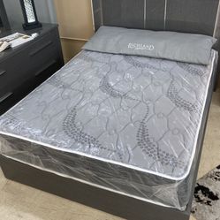 Queen Size Mattress 12” Inches Thick Plush Firm New From Factory Wrapped in Plastic Also Available: Twin, Full And King Same Day Delivery 🚚 
