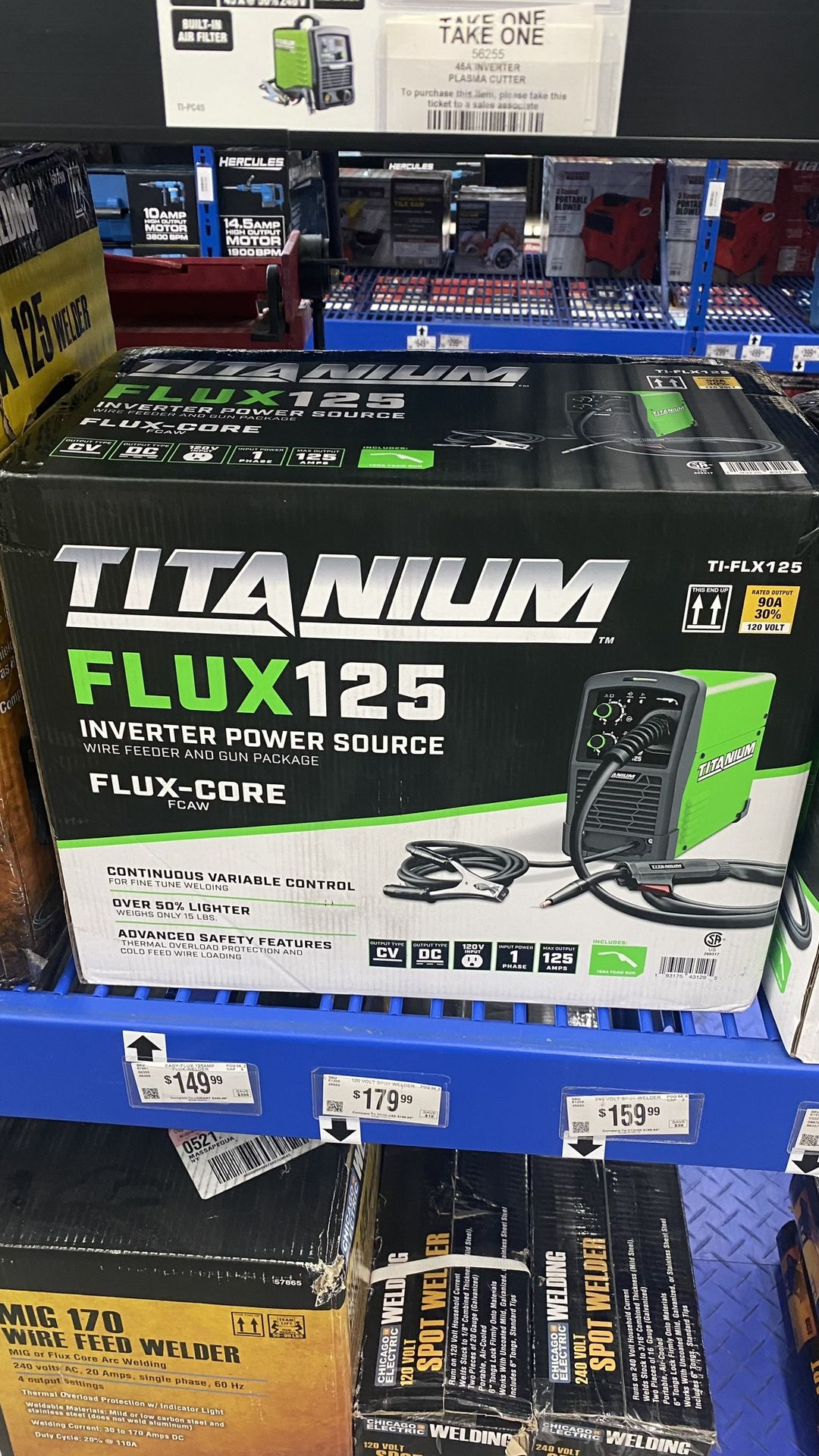 Titanium Flux 125 Welder