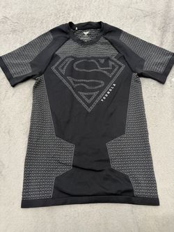 YoungLA  Black Superman Compression Shirt ,Size:M