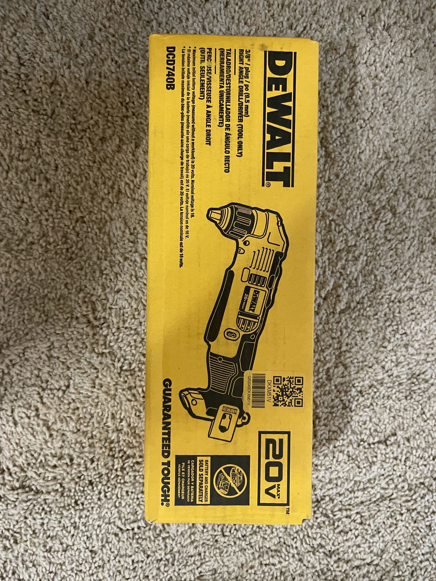 $60 off DEWALT 20V MAX* Right Angle Drill, Cordless