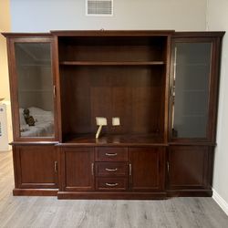 Dark Wood Entertainment Center