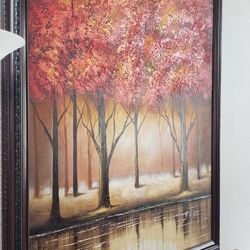 Beautiful Big Framed Painting By B Lopez Retails For Over $200 Selling For $100 Firm Pick Up Only Cash Only Northeast Fresno An Awesome Condition