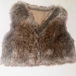 Size 18M Baby Girls Faux Fur Vest Fleece Jacket Warm Sleeveless Coat Winter Fall Fuzzy Vest Coat Waistcoat Outwear   