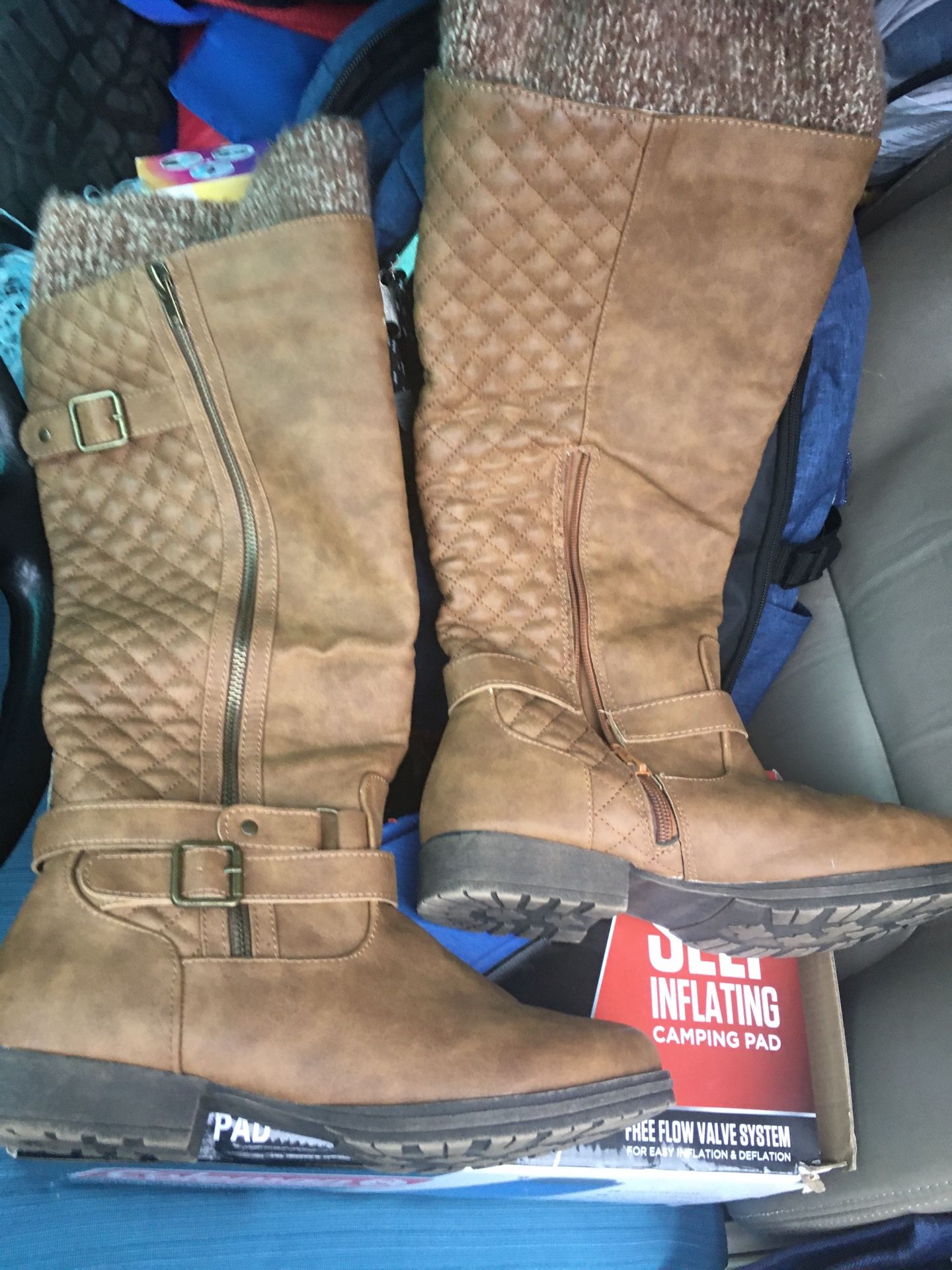 Nice riding boots size 10 only $20 firm