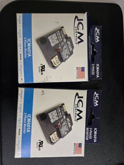 2 brandnew ICM controls 3 phase monitors $40 each