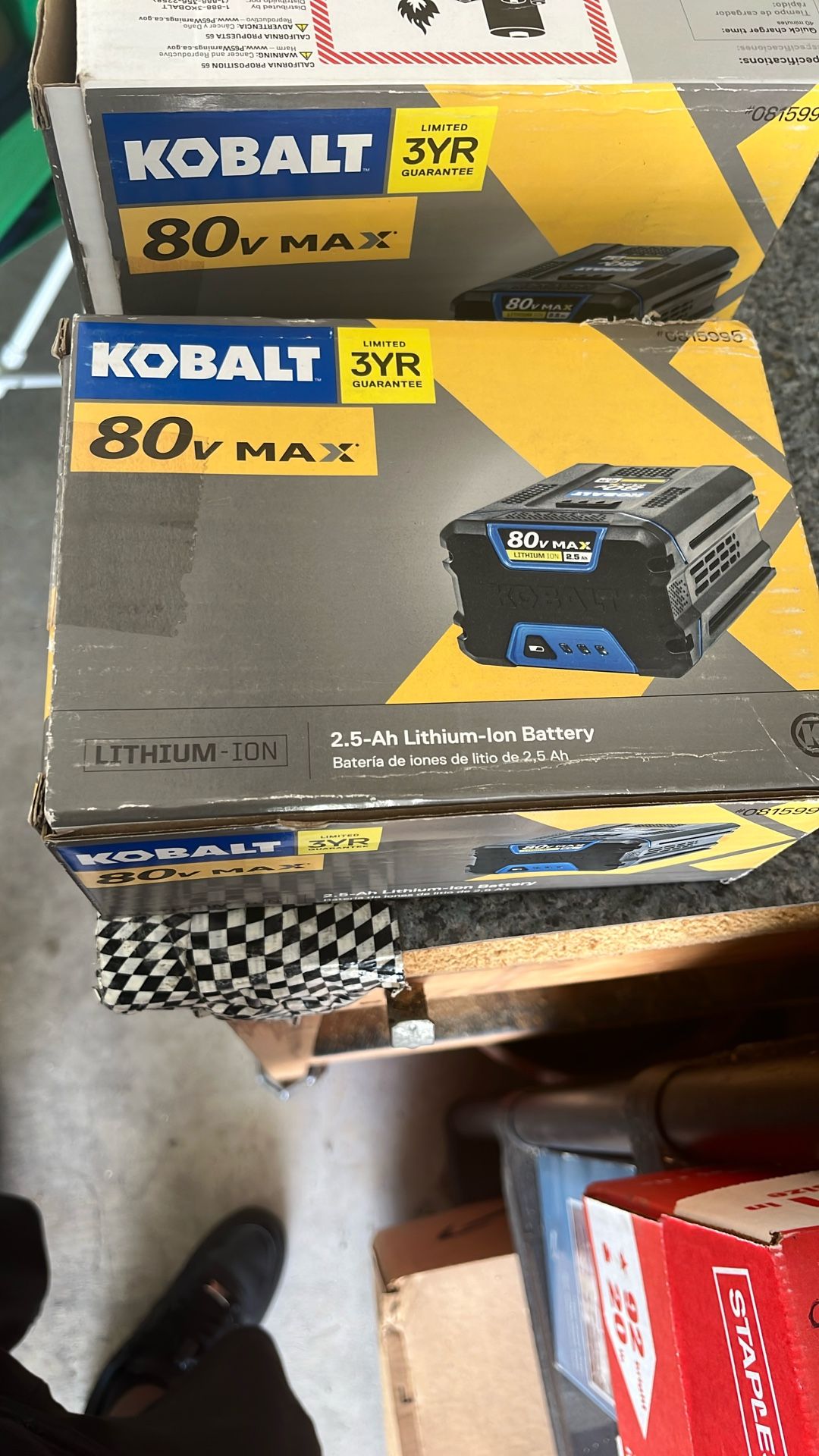Kolbalt 80V MAX 2.5ah Battery