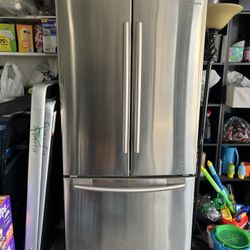 Stainless Steel Samsung Fridge 3 Door w/ Ice Maker