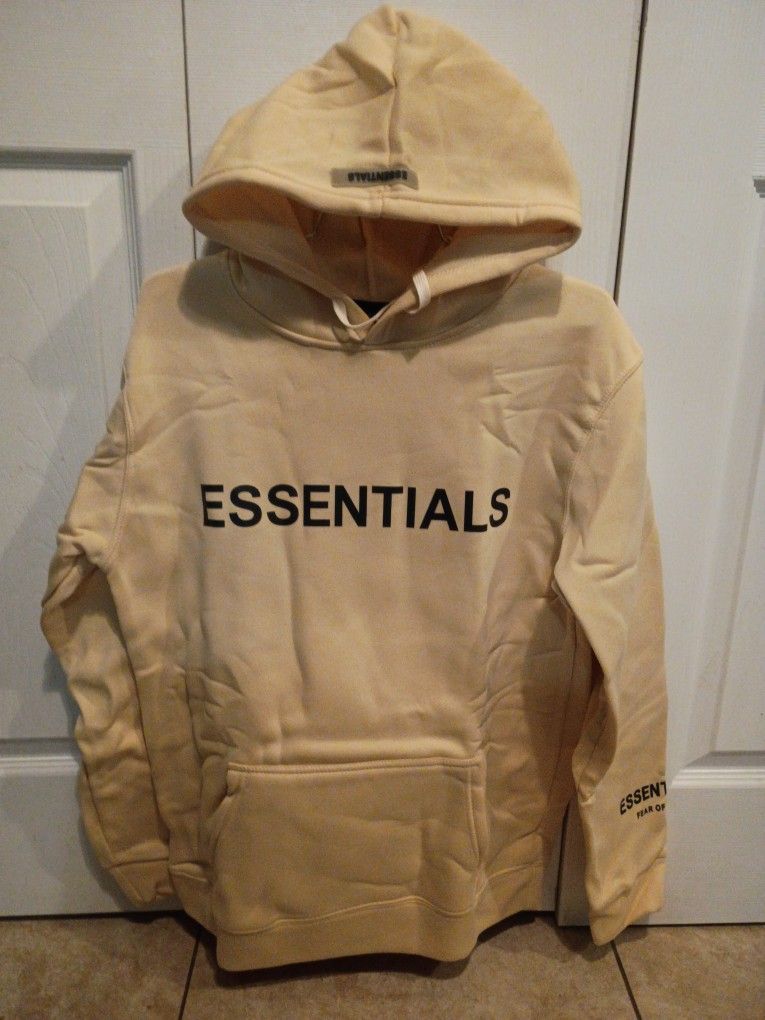 Essential Hoodie Large Cream