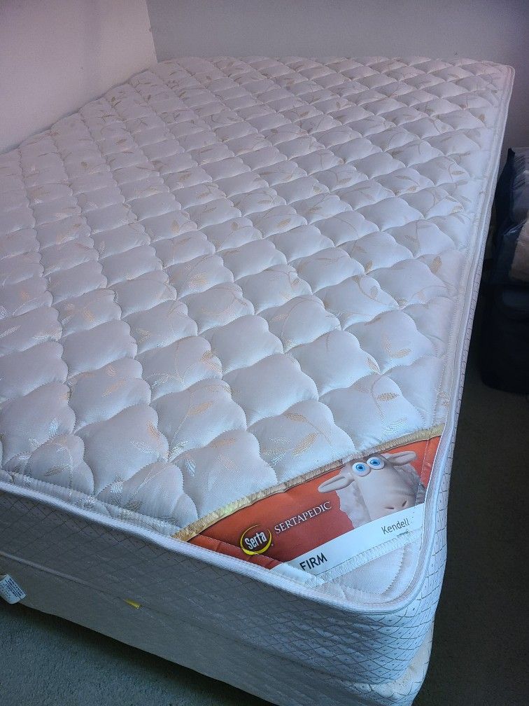 Bed Full Size Serta Mattress Set With Frame