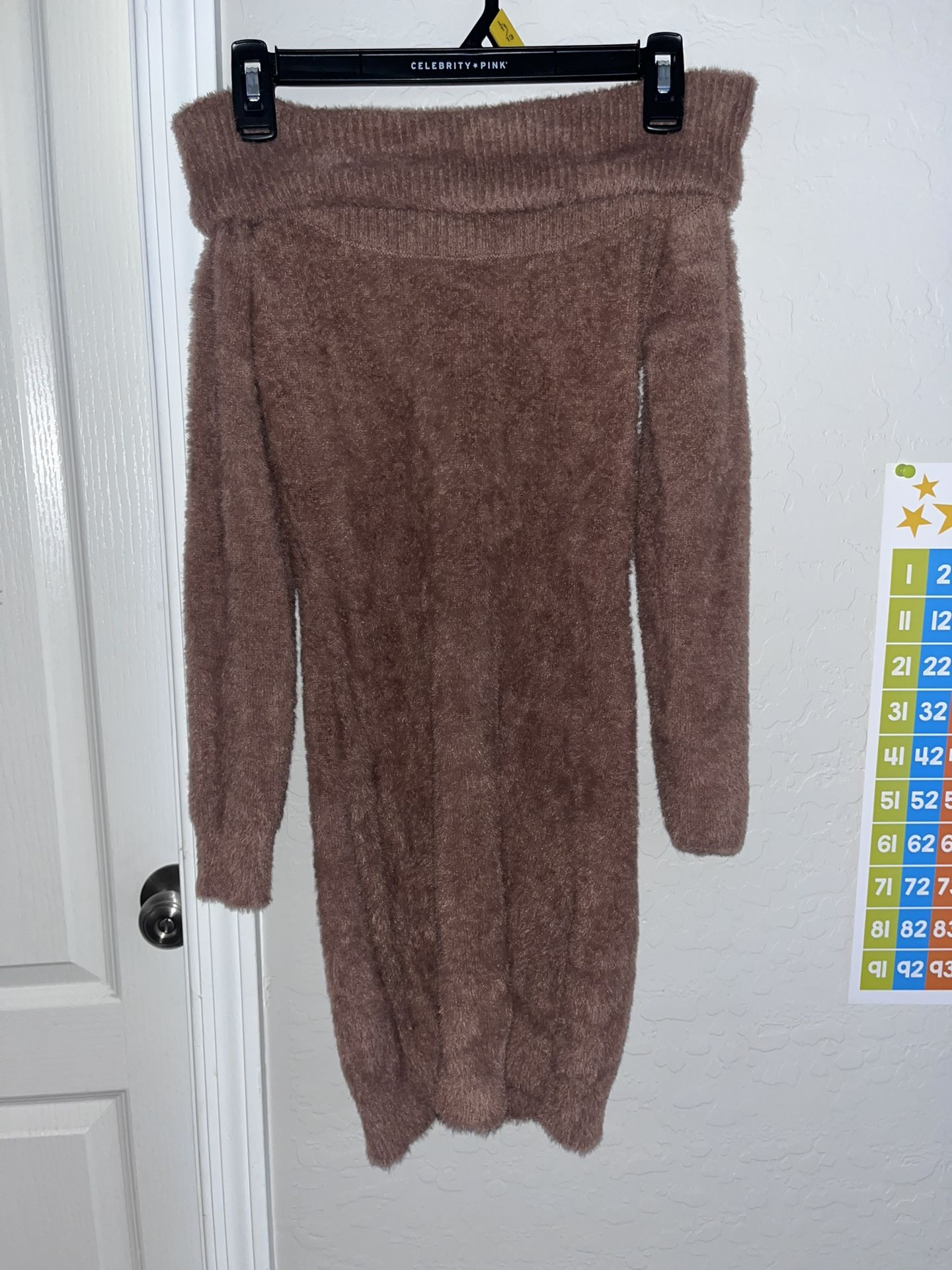 Brown Sweater Dress Small