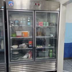 Double Door Commercial Fridge