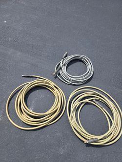 High-pressure hose set for professional washing (3 pcs.)