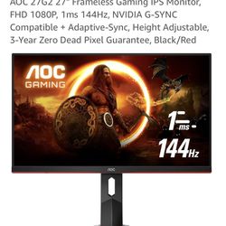 Widescreen 27” 1080p HD Video Monitor