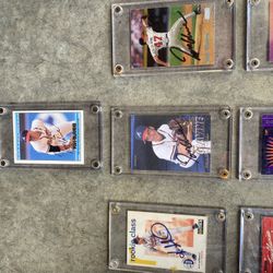 Signed Baseball Cards By Tom Glavine