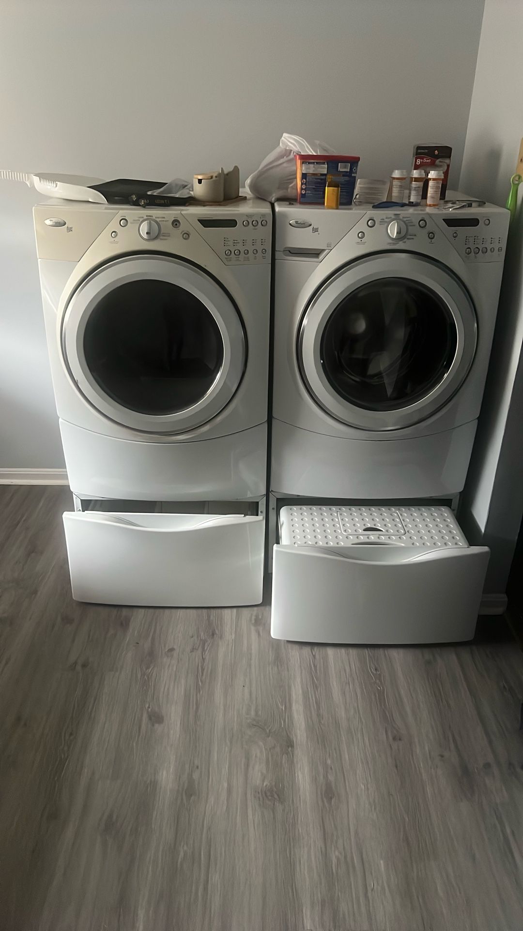washer and dryer