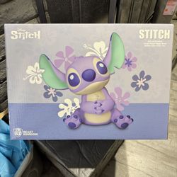 Disney Lilo & Stitch Rare Lilac Edition Large Vinyl Piggy Bank By Beast Kingdom