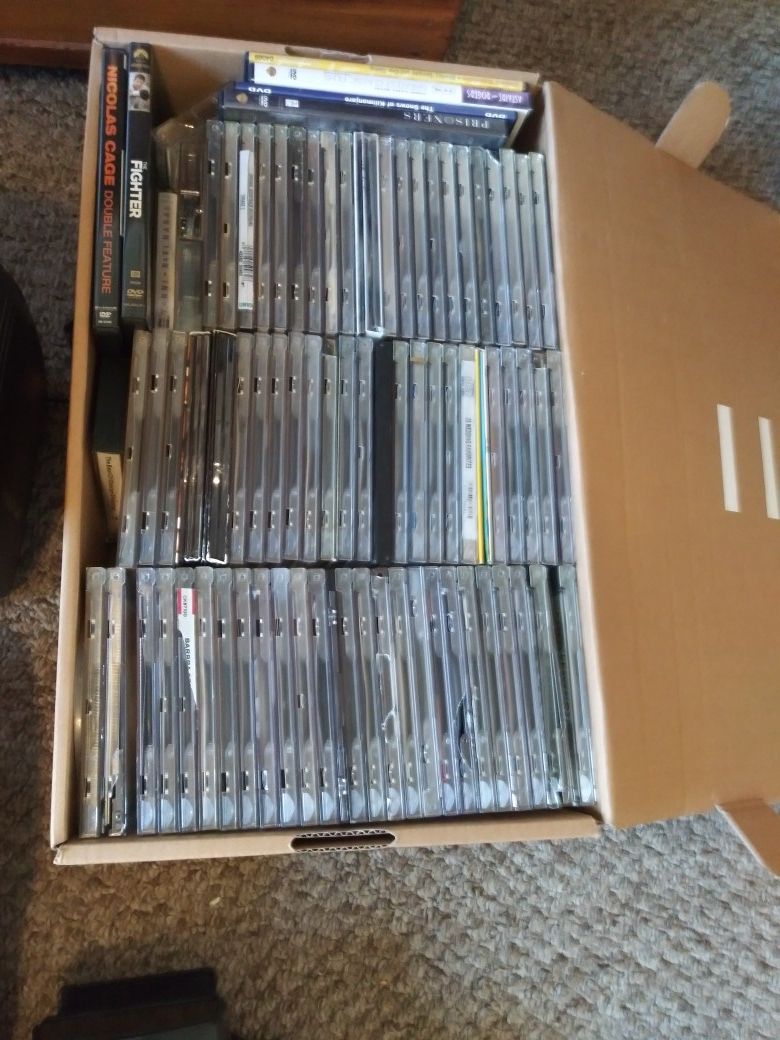 Box full of CD's