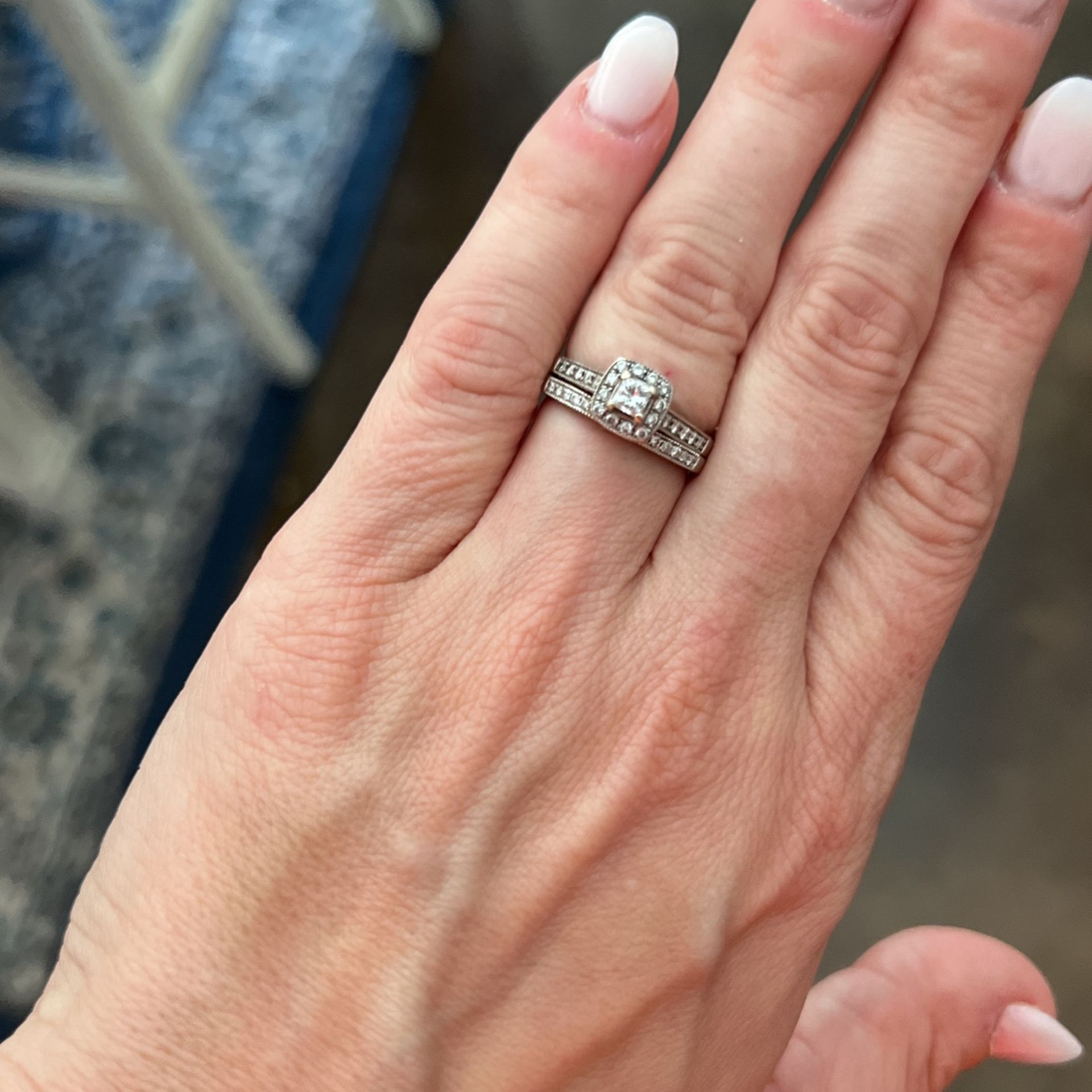 Kay Jewelers 1/2 Engagement Ring And Matching Wedding Band