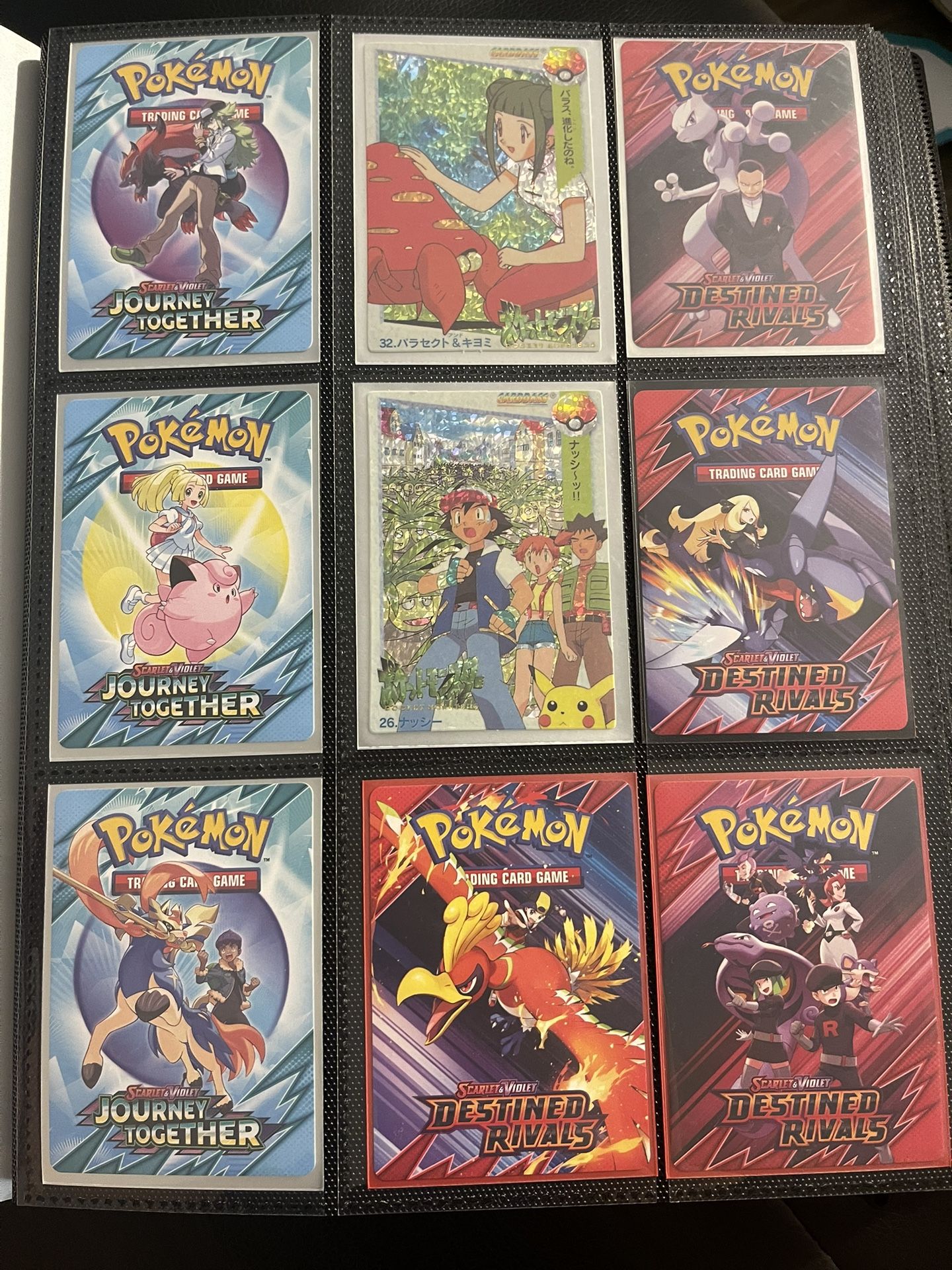 Pokemon Binder Collection Lot Modern And vintage Charizard Rare Wotc Team Rocket Destined Rivals Gym Heros