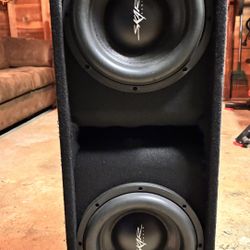 Two 12 Inch Skar D2 VXFs 3000 Watts