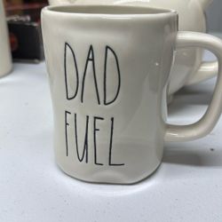 Rae Dunn DAD FUEL Artisan Collection by Magenta Coffee Tea Cup Mug