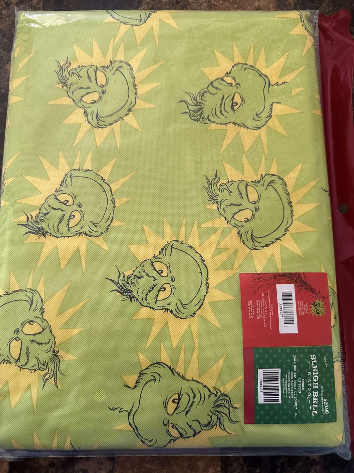 Grinch Tablecloth