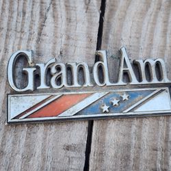 Grand Am Pontiac Emblem 70s