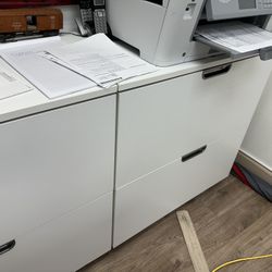 Three Office Filing Cabinets 