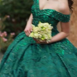 Emerald Green Quince Dress 