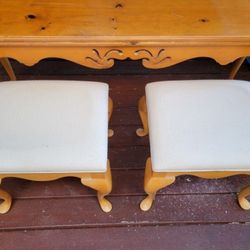 Thomasville Replicas 1800 Table And Stools