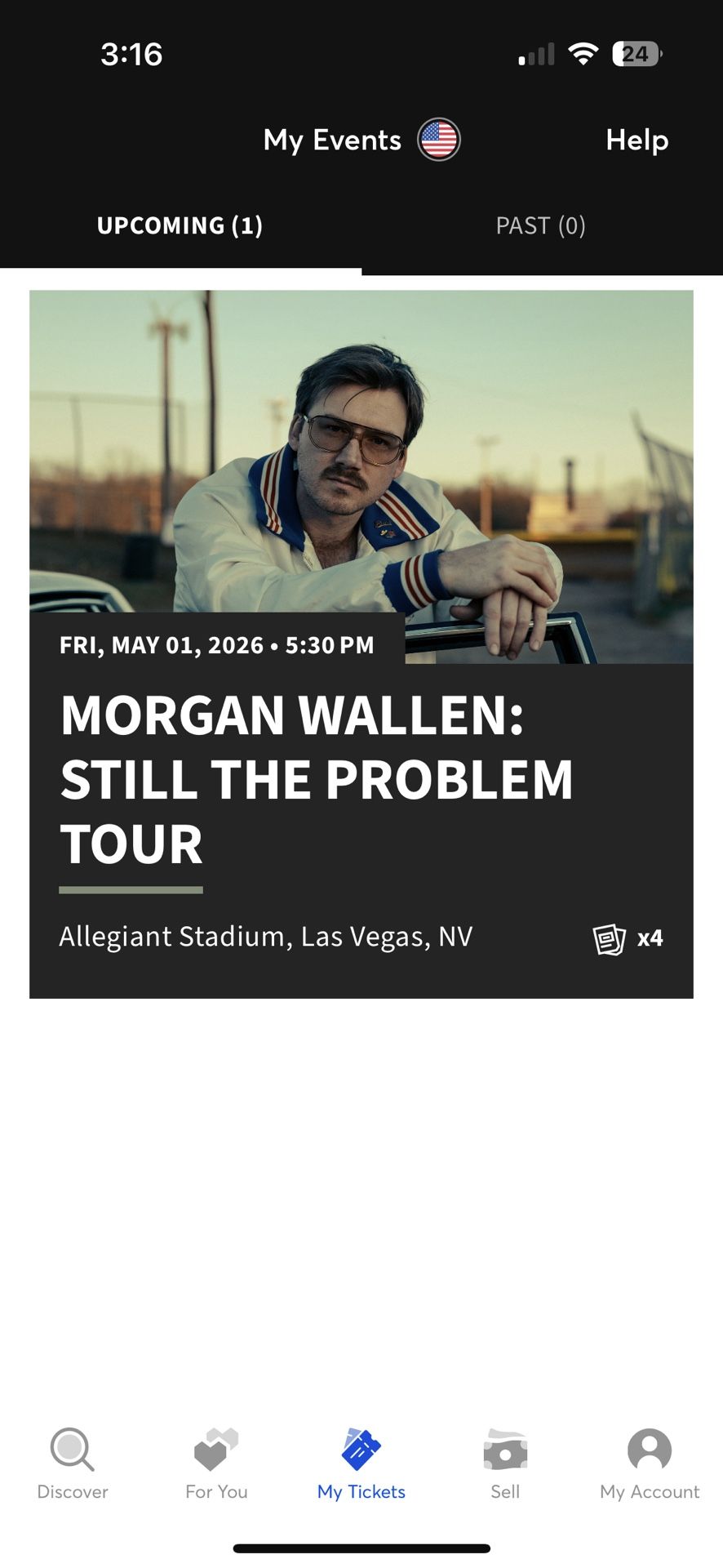 Morgan Wallen May 1st Las Vegas