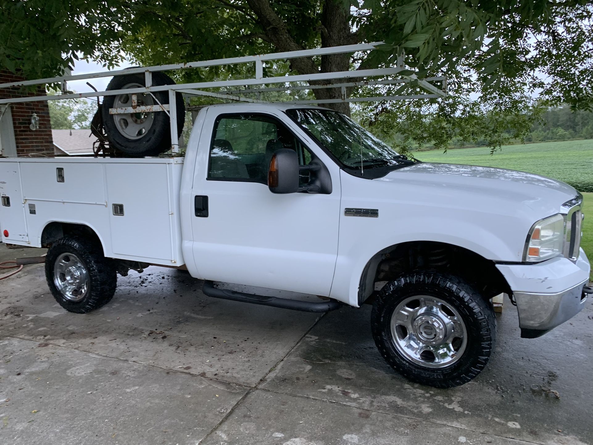 Utility Work Truck & Hydraulic Trailer