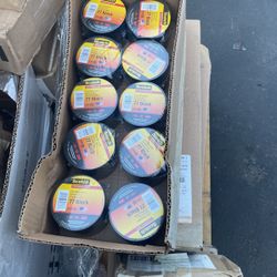 Scotch 3 inch Black fire retardant electrical tape Each