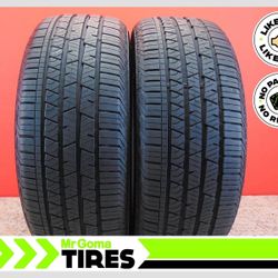 2 CONTINENTAL CROSSCONTACT LX SPORT LR  235/55R19 USED TIRES 9/32 TREAD * PRODUCTION  YEAR 2022 * INSTALLATION INCLUDED *
