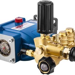 Brand New WOJET Triplex Plunger Pressure Washer Pump