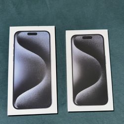 Apple iPhone 15 Pro Max 256gb Blue $1300 Or iPhone 15 Pro Black $1050 Brand New Sealed Unlocked With Apple Receipt 