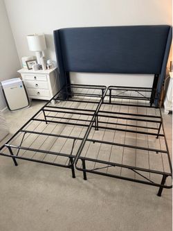 Cal King Bed Frame with storage