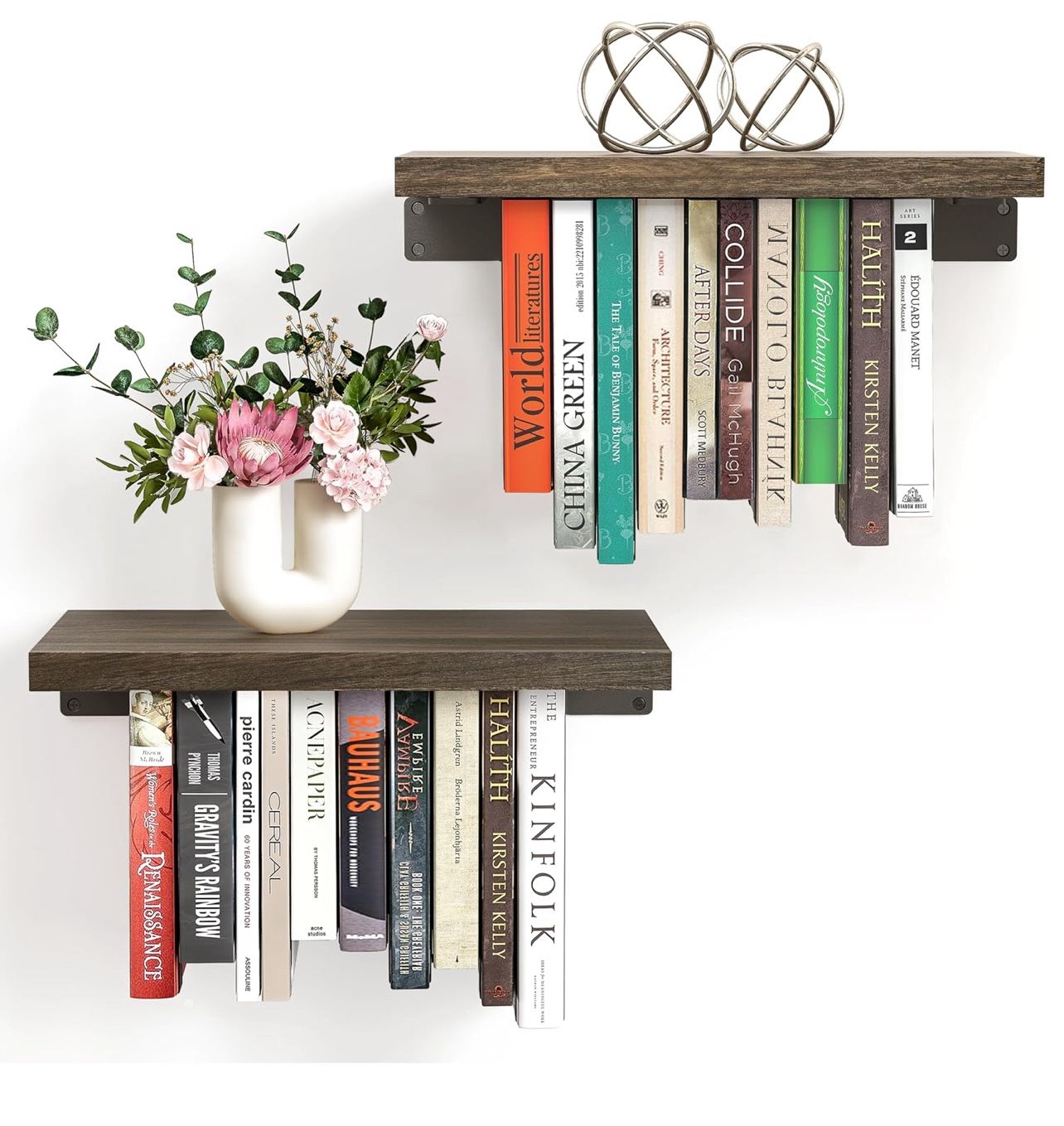 2 Set of Floating Bookshelf K(16)