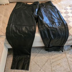 Leather Riding Overpaints Chaps Harley