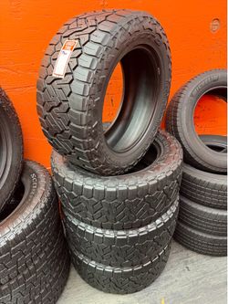 33x12.50R20 Nitto Recon Grappler A/T High Tread Full Set of 4 Tires