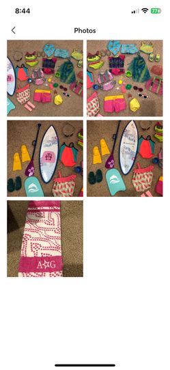 American Girl Dog Swim Bundle Lot
