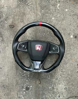 Mugen Carbon Steering Wheel JDM Honda Civic 2017+