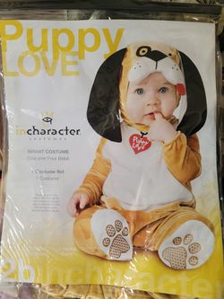 Infant puppy Halloween costume 12/18 months