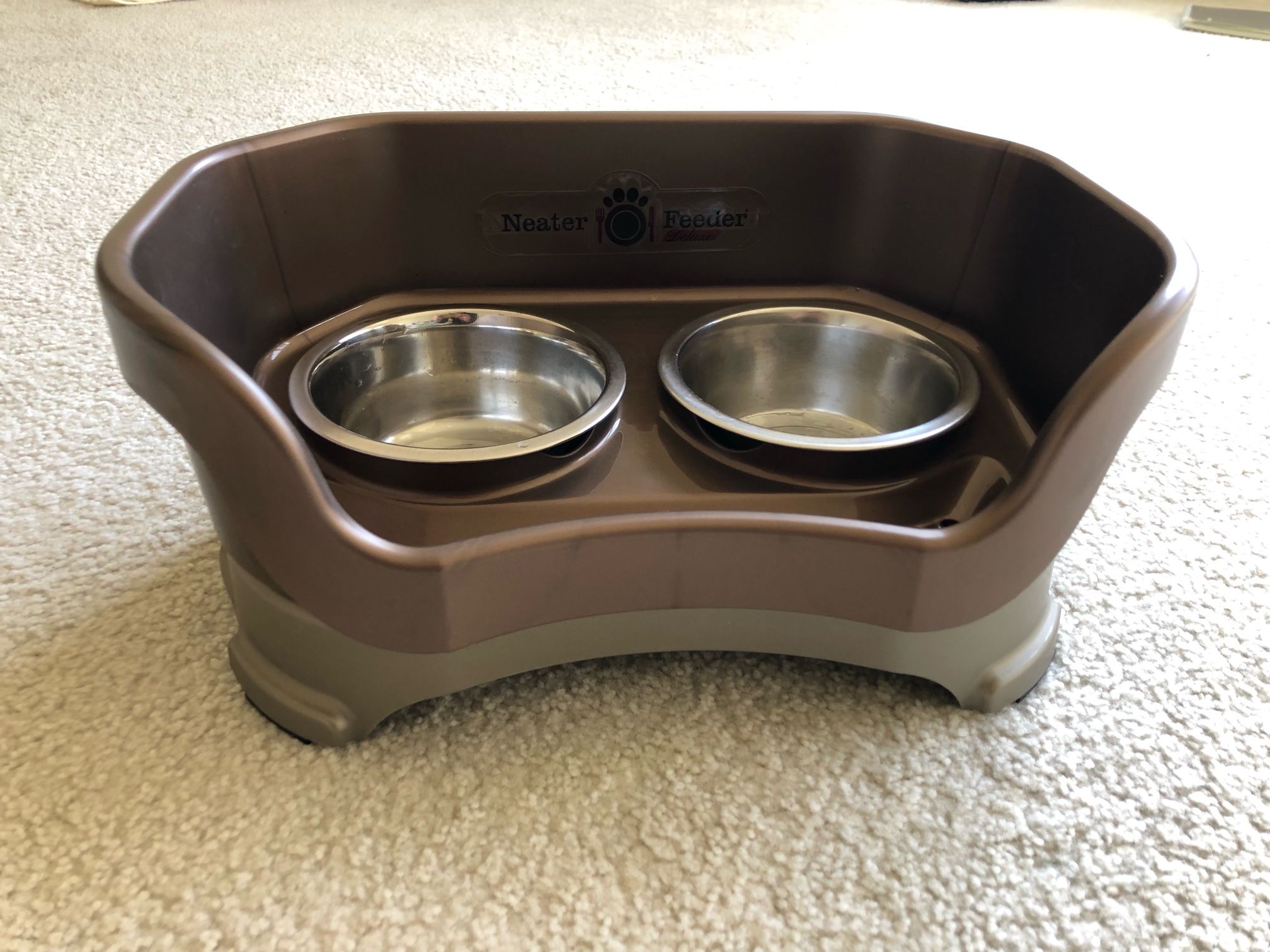 Neater Feeder for pets small size- $15